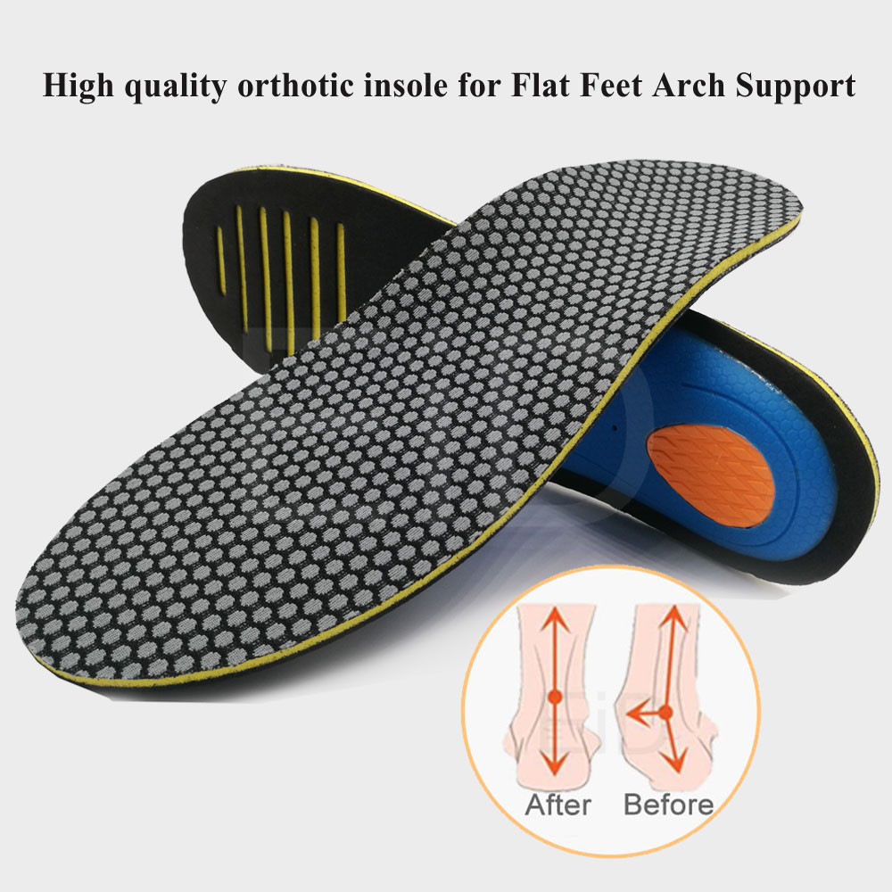 Orthopedic Insoles Gel 4D High Arch Support Insole Gel Pad Flat Feet For Women Men orthopedic Foot pain Plantar fasciitis Unisex