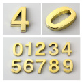 3.5/5/7cm Number Stickers House Door Plaque Address Number Plate Sign Hotel Decor House Number Plaque Door Label 0123456789