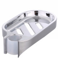 Silver Soap Dish Adjustable Sprinkler Holder Shower Rail Slide Soap Plates Bathroom Soap Holder for Bathroom Hardware 17*8.5cm