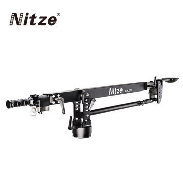 NITZE 10KG Load Professional 2.4m Camera Jib Crane Arm Pan 100mm bowl with Carry Bag for DSLR Video Camera 5D GH5 A7S