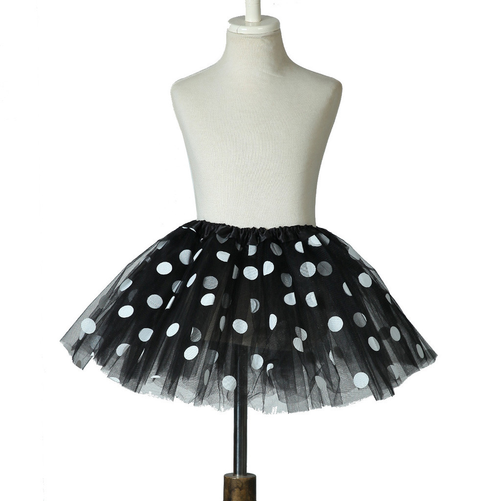 Toddler Kids Girls Baby Polka Dot Tutu Skirt Tulle Ballet Skirt Outfits Costume kids skirts for girls princess skirt vestidos