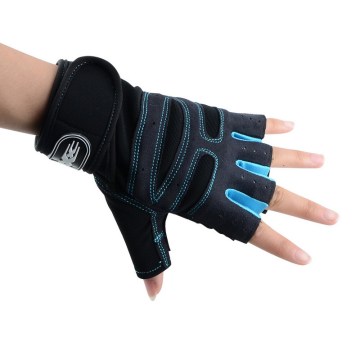 Hot Half Finger Fitness Gloves Weight Lifting Gloves Protect Wrist Gym Training Fingerless Weightlifting Sport Men Women Gloves