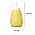 Small Size Plastic Sauce Squeeze Bottle Tomato Ketchup Cream Sauce Jam Salad Seasoning Bottle Dispenser Single Color Random