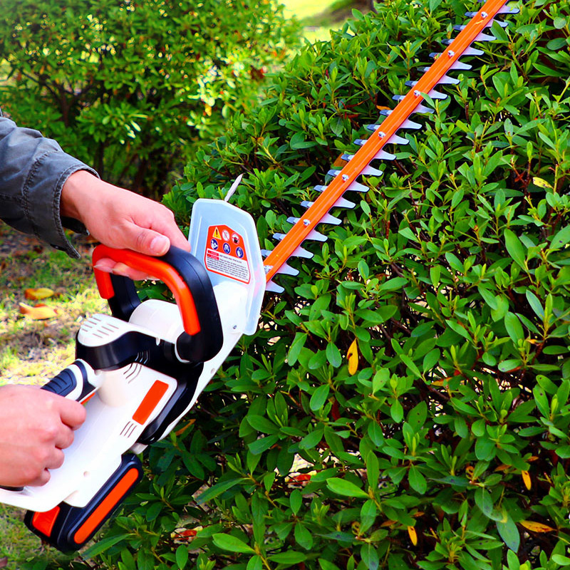 Cordless Electric Hedge Trimmer 20V Li-on Rechargeable Garden Shear Tools Household Pruning Mower Hedge Trimming Machine MDHTA20