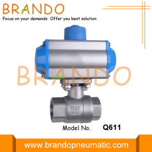 Stainless Steel Pneumatical Operator Actuated Ball Valve