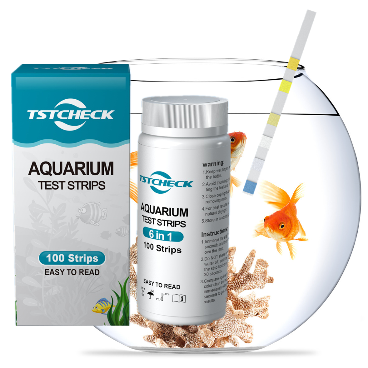 Aquarium test strips aquarium test kit