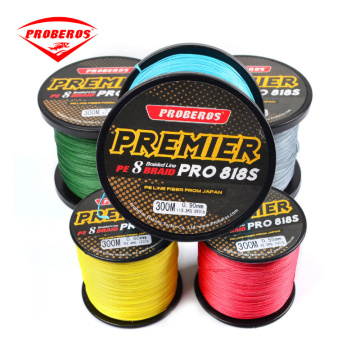 PRO BEROS 300M PE 8 Braided Weaves Fishing Line 8 Strands 40LB~300LB Multifilament High quality Fishing Line