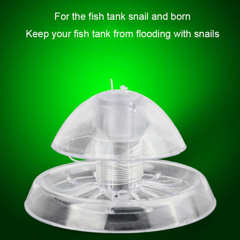 Aquarium Plant Snail Trap Catcher Plastic Leech Planaria Pest Catch Box Cleaning Tool Aquarium Accessories