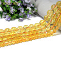 Wholesale AAA+ Natural Citrines Crystal Beads Yellow Quartz Natural Stone Beads For Jewelry Making Diy Necklace 6/ 8/10/12mm 15"