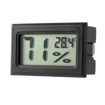 Mini Digital LCD Temperature Sensor Humidity Meter Thermometer Hygrometer Measuring Gauge White/Black