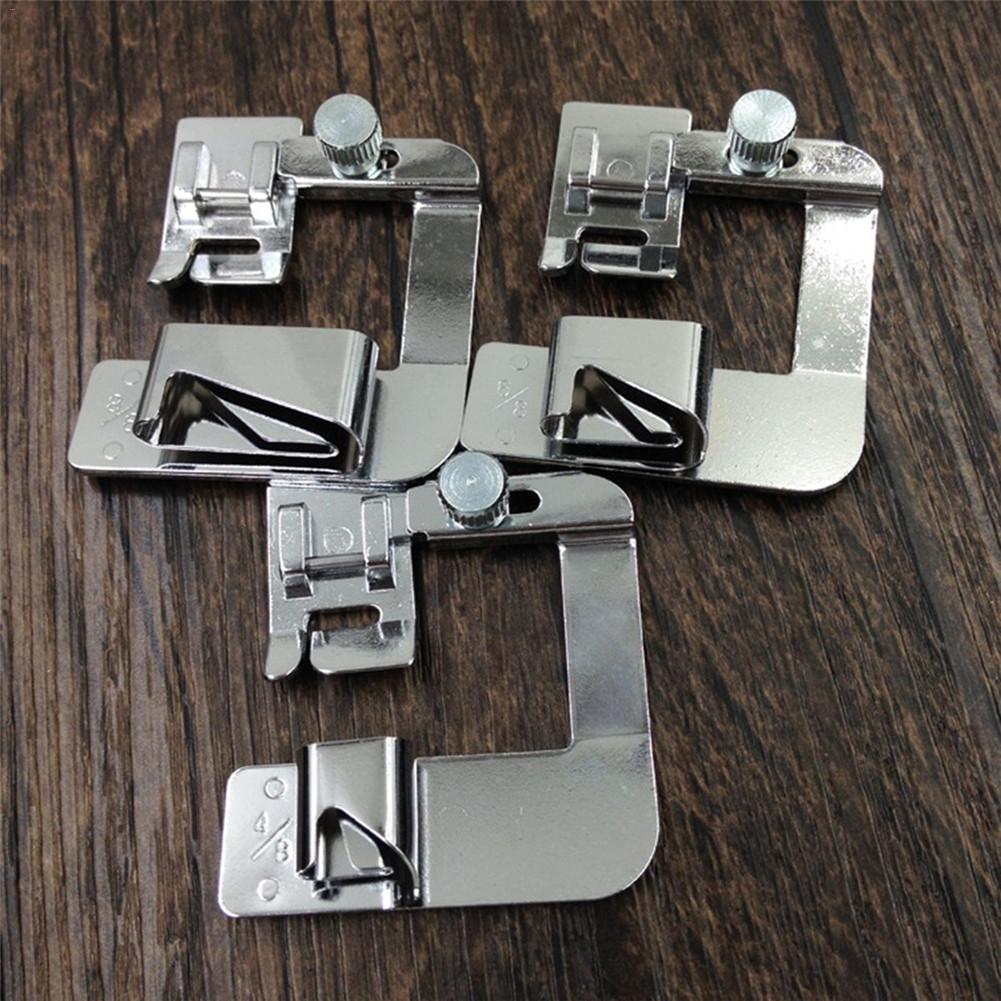3PCS Sewing Edging Crimping Foot Household Crimping Presser Foot Electric Sewing Machine Accessories For Home Textile Supplies