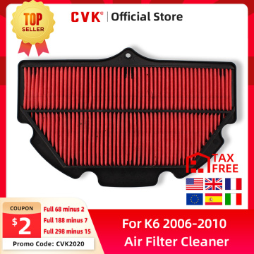 CVK Air Filter Cleaner Element For Suzuki small GSXR 600 750 GSXR600 GSXR750 K6 K8 2006 2007 2008 2009 2010