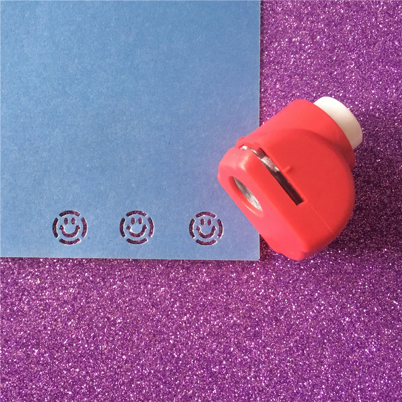3/8 inch Smile face punch DIY craft hole punch puncher Kids scrapbook paper cutter scrapbooking smiling punches Embossing device