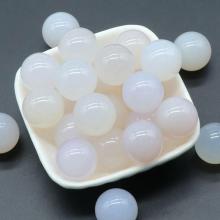 20MM Gray Agate Chakra Balls for Stress Relief Meditation Balancing Home Decoration Bulks Crystal Spheres Polished
