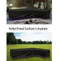 Outdoor Garden Furniture Cover Waterproof L Shape Furniture Cover Sofa Rain Dust Cover Wicker Sofa Set Protection Cover Cloth