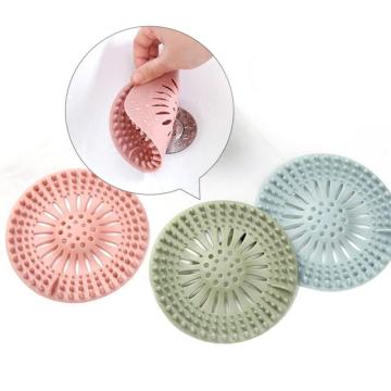 Kitchen Bathroom Sink Hair Filter Easy-clean Anti-blocking Filter Sewer Floor Drain Bathroom Suction Cup Floor Drain Supplies