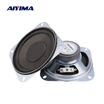 AIYIMA 2Pcs 4 Inch Audio Portable Subwoofer Speakers 6Ohm 10W DIY Home Theater Sound System Wireless Altavoz Bluetooth Speaker