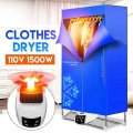 Portable Electric Clothes Dryer Air Shoes Clothes Baby Cloth Dryer Drying Machine Laundry Garment Closet Home Storage Wardrobe