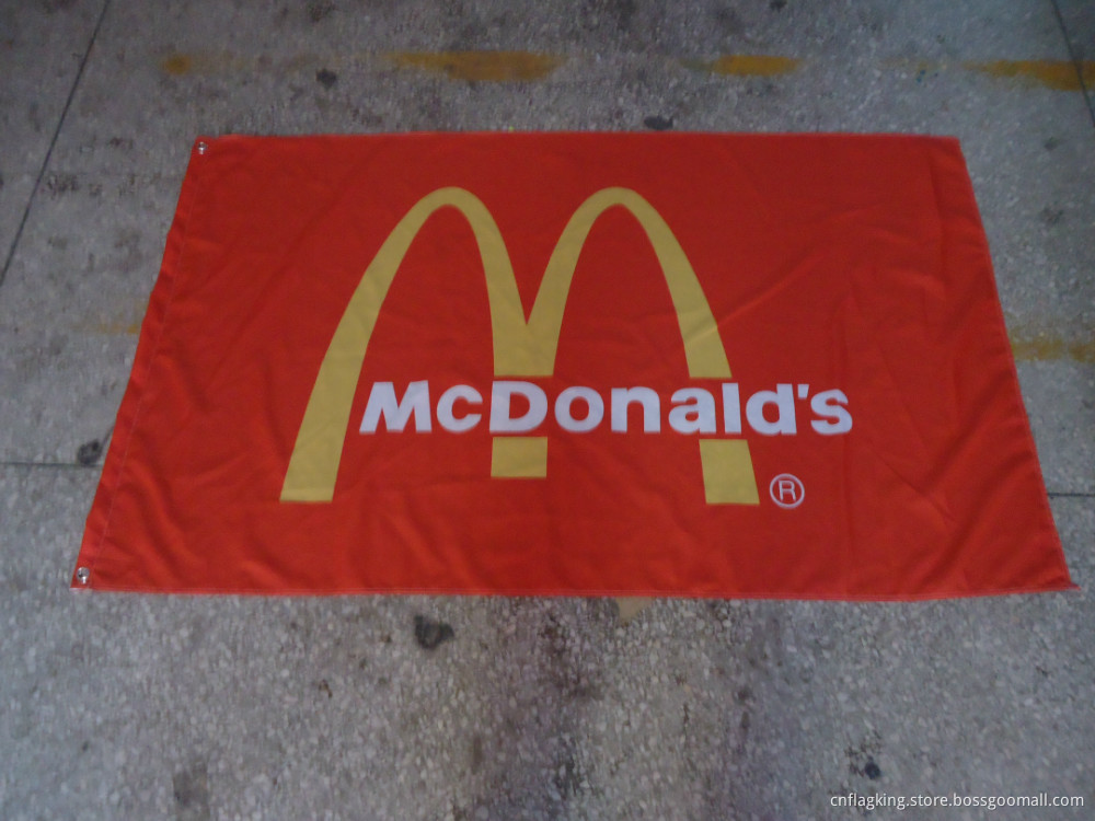 mcdonald flag mcdonald banner 90*150CM polyster