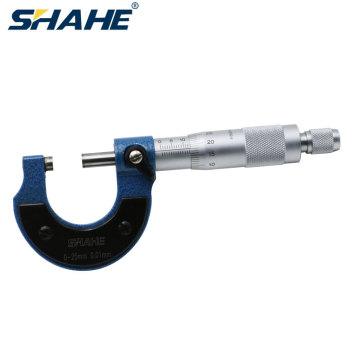 SHAHE 0.01mm 0-25mm outside micrometer mikrometre measuring device mechanical gauges micrometer precision tools