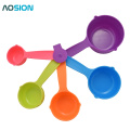 AOSION colorful plastic measuring spoon set