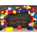 Paw Party Decoration Balloon Garland Arch Kit 102pcs Red Blue Yellow Color Paw Print Latex Balloons Kids Birthday Party Globos