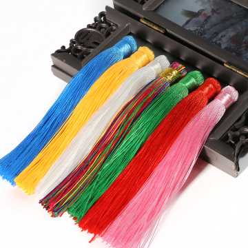 10pcs Polyester Tassel Fringe Trim 12cm Multicolor Cotton Silk Tassel For Home Decoration DIY Sewing Curtains Accessories