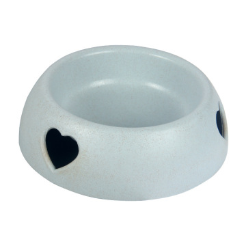 Plastic Love Heart Pet Bowl for sublimation