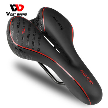 Shock Absorbing Hollow Bicycle Saddle Anti-skid GEL PU Extra Soft Mountain Bike Saddle MTB Road Cycling Seat Bicycle Accessories