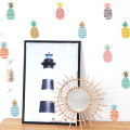 6pcs Colorful Pineapple Wall Stickers Nordic Style Wall Decal Children Girls Room Nursery Wall Decor Stickers Living Room Mural