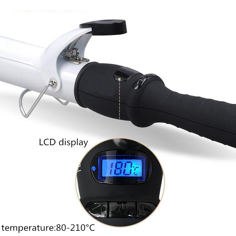 LCD Temperature Adjustment Hair Curler Professional Curling Irons Wand Wavers Beauty Styling Tools