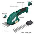 2 in 1 7.2V Electric Trimmer Grass Shears Lithium-ion Cordless Hedge Trimmer Rechargeable Weeding Shear Household Pruning Mower