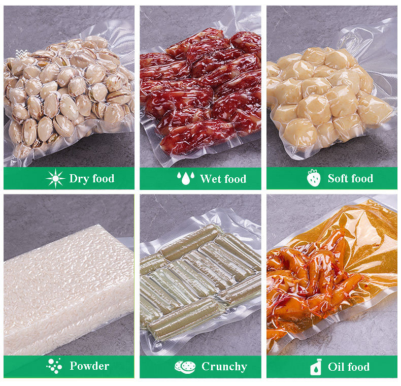 Full Automatic Vacuum Package Machine Wet and Dry Vacuum Sealer food preservation 30cm Fresh Container Wrapping Machine