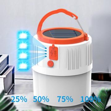 Solar Charging Light Bulb Emergency Bulb Lamp Usb Rechargeable LED Lamp Camping Light Outdoor Movable Night Market Lights