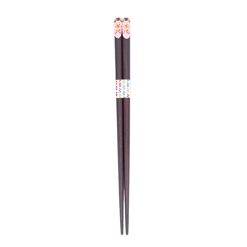 Wood Japanese Chopsticks Non-Slip Sushi Food Chop Sticks anti-hot Pattern Chopsticks Reusable Chopsticks Tableware