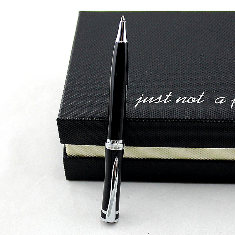 Luxury creative rotating metal ballpoint pen 1pc/batch, learning office stationery school gift pen&luxury hotel business pen