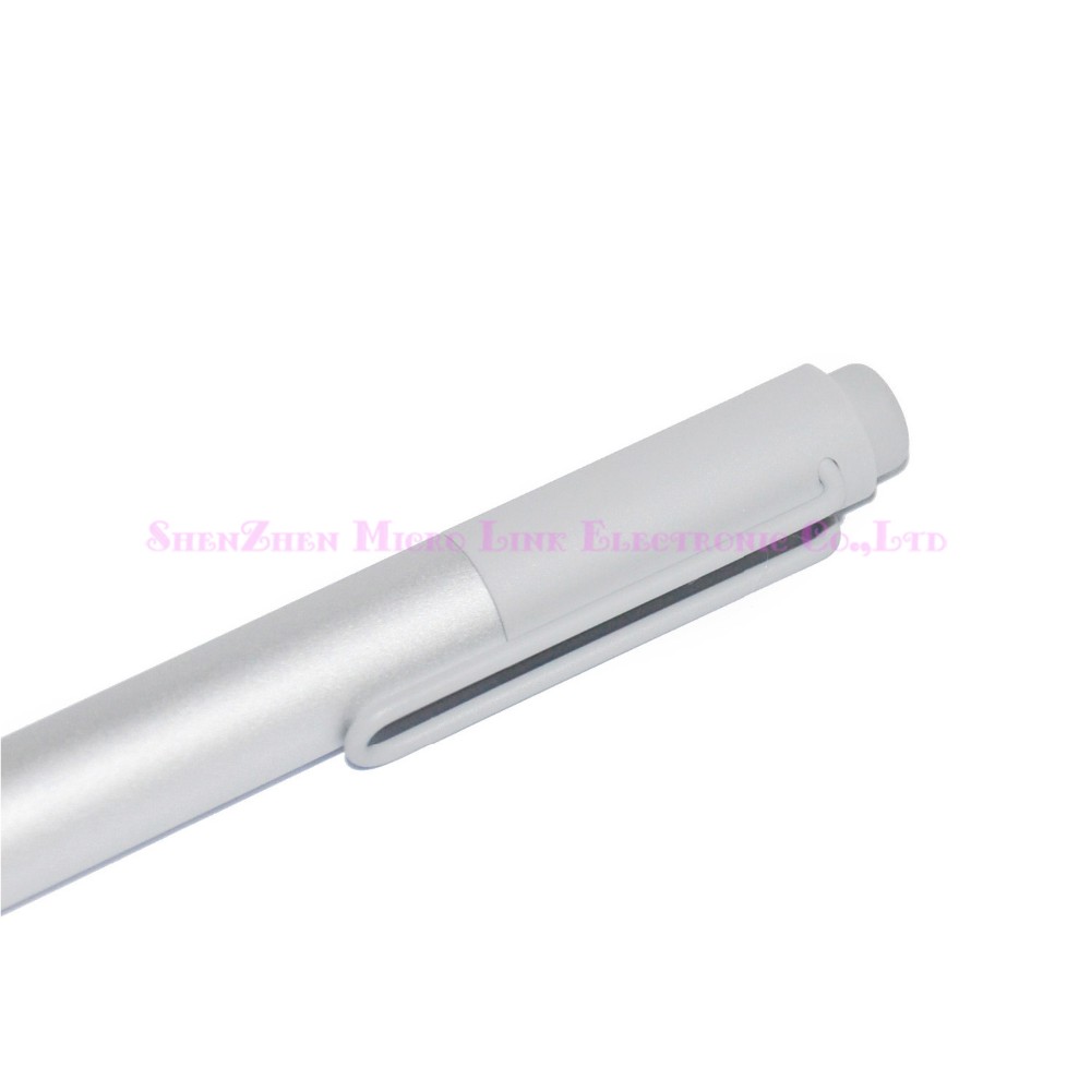 New Stylus Pen for Microsoft Surface Pro 3 Pro 4 Silver Blutooth Capacitive Ballpoint
