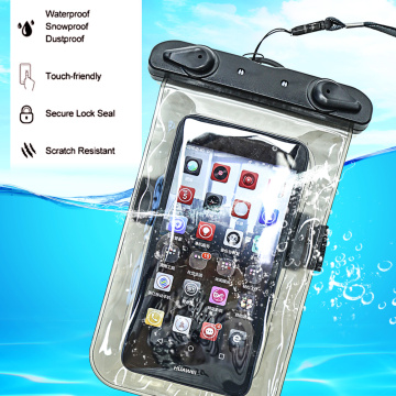 PVC Luminous Waterproof Phone Case Cover for Cell Phone Touchscreen Mobile iphone 7 Water Proof Underwater Transparent Pouch Bag