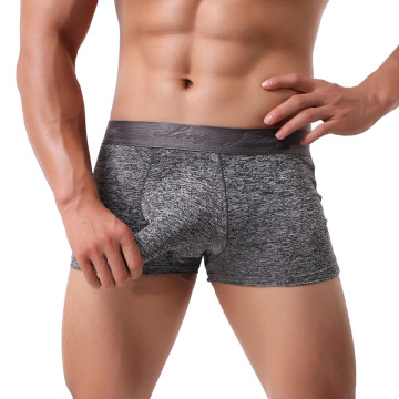 Men's Underwear Bulge Pouch Boxer Soft Underpants Solid Color Splicing Boxer Cotton Sexy Boxershorts Men Underwear Boxer Homme