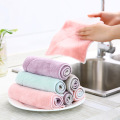 10Pcs/Lot Fiber Dishcloth Dishrag Duster Wash Cloth Hand Towel Cloth Bamboo Washing Towel Magic Kitchen Cleaning Wiping Rags