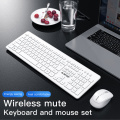 Ergonomic Wireless Keyboard Mouse Set 2.4G Office Gaming USB Full-size Keyboard Mouse Combo Set For Notebook Laptop Desktop PC