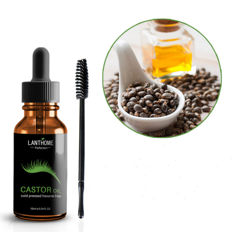 Lasting Nourishing Eyelash Growth Treatments Natural Organic Castor Oil Effective Fast Eyebrow Enhancer Growth Serum 10ml TSLM2