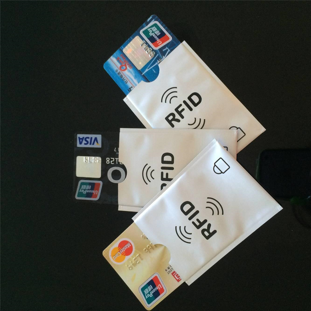 10Pcs RFID Shielded Sleeve Card Protector Debit Credit Contactless NFC Security Card Prevent Unauthorized Scanning Card Supplies