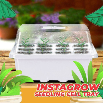 12 Hole Nursery Pots Plant Seed Grows Box Nursery Seedling Starter Garden Yard Tray Hot Nursery Box #25