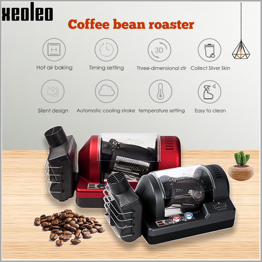 Xeoleo GENECAFE Coffee Roasters 1400W /220V 3D Hot Air Coffee Bean Roasters Small type Professional 300g Coffee Roaster