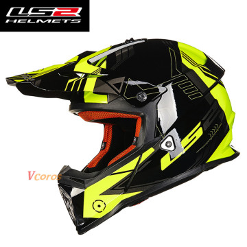 100% original LS2 MX437 atv dirtbike cross motorcycle helmet Motocross racing off-road moto helmet ECE approved capacste casco