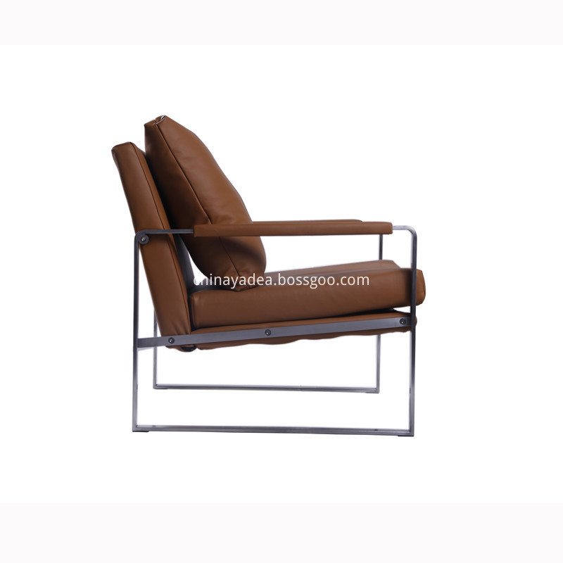 Modern Stainless Steel Lounge Chair