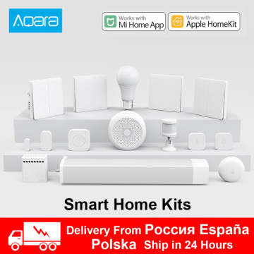 Xiaomi Aqara Smart Home Kits Gateway Hub M1S Camera Wall Switch Lamp Door Motion Temperature Sensor Relay Mihome Remote Control