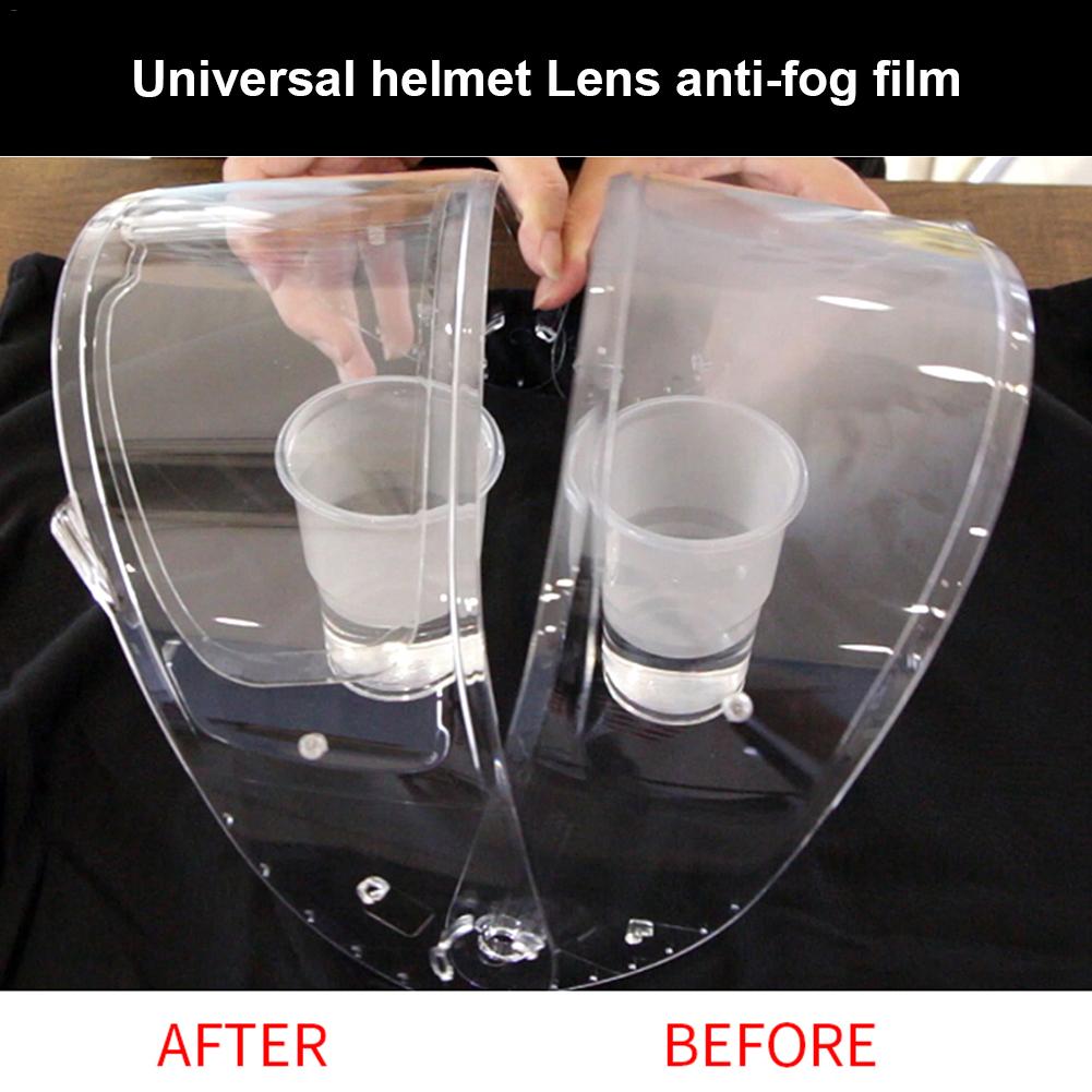 Anti-fog Patch Visor Lens Helmet Lens Anti-fog Film Universal Clear Visor Lens Sticker Motorcycle Accessories Generic