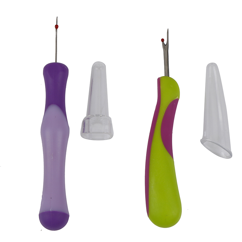 1PCS Plastic Handle Craft Thread Cutter Seam Ripper Stitch Unpicker Hand Tools Needles Arts Sewing Accessories